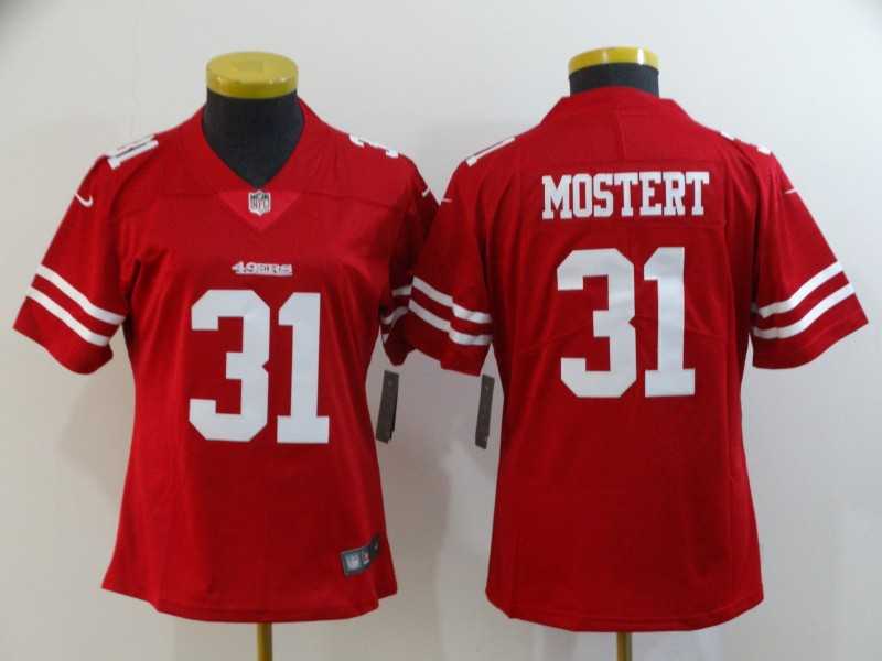 Women Nike 49ers 31 Raheem Mostert Red Vapor Untouchable Limited Jersey,We sell and wholesale Women Nike 49ers 31 Raheem Mostert Red Vapor Untouchable Limited Jersey on line form chian!